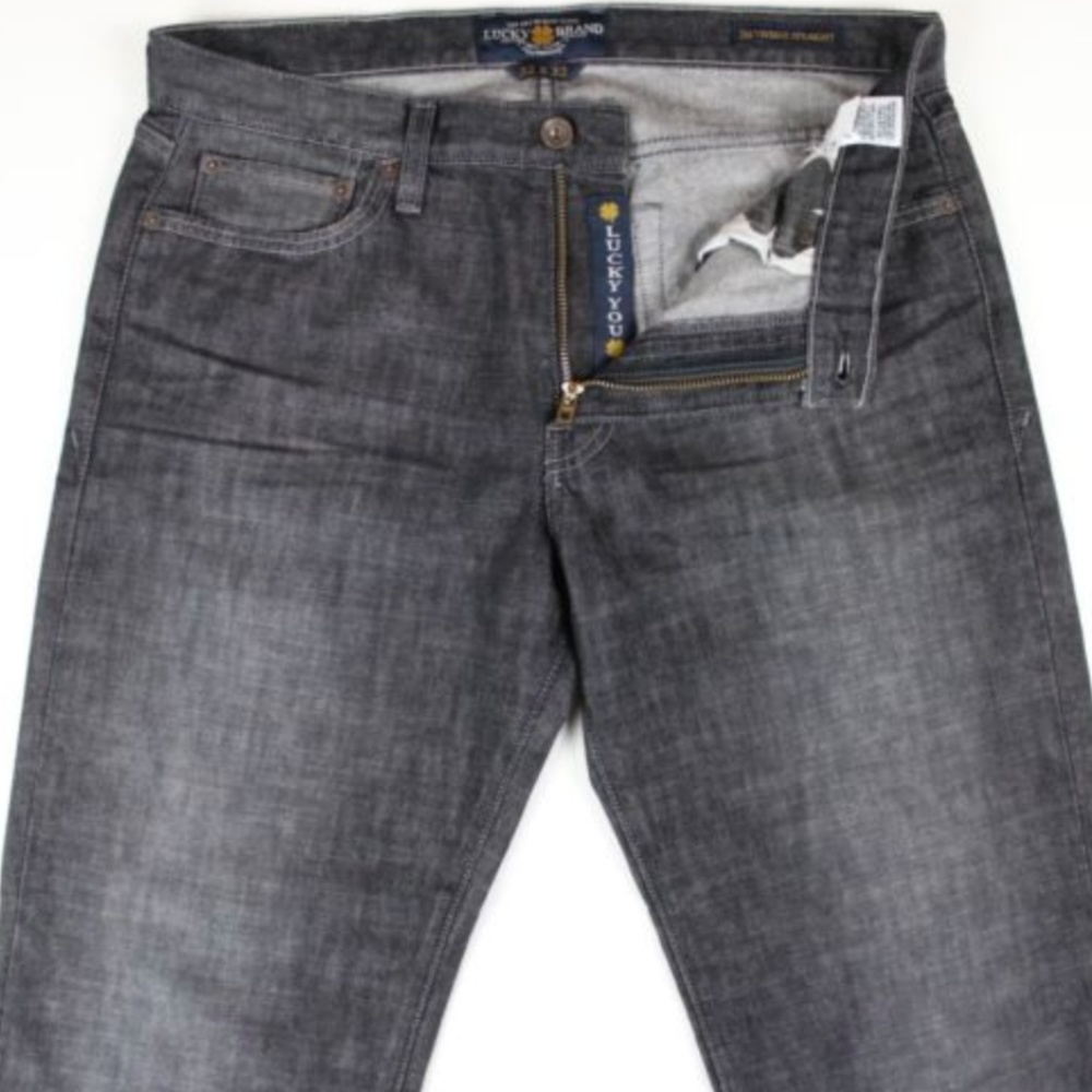 LUCKY BRAND Straight Leg Jeans Grey 32x32